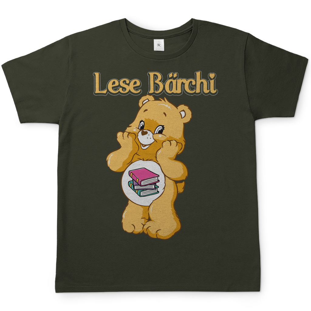 Lese Bärchi - Glücksbärchi - Herren Shirt Urban Khaki