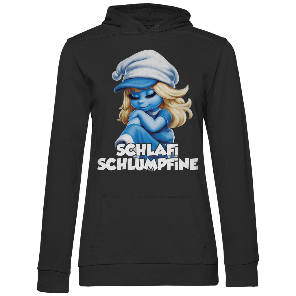 Schlafi Schlumpfine Grafik - Damen Hoodie