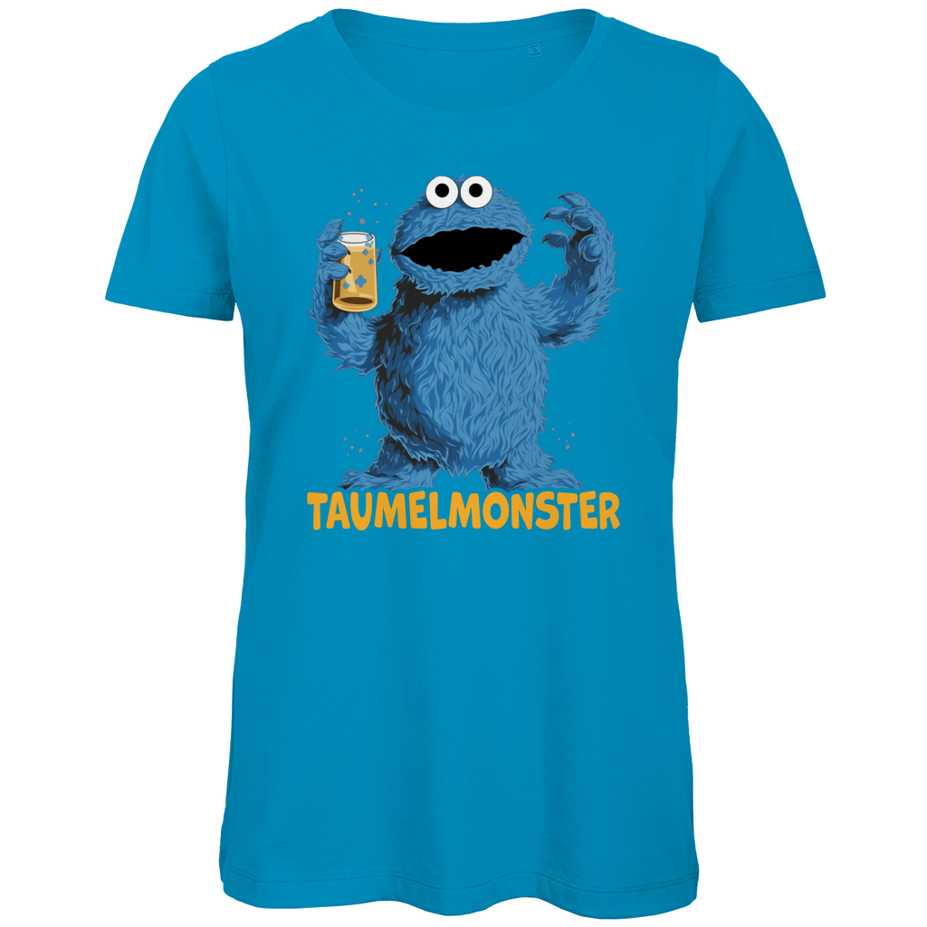 Sesamstraße - Taumel Krümelmonster - Damen Premium Bio T-Shirt Atoll