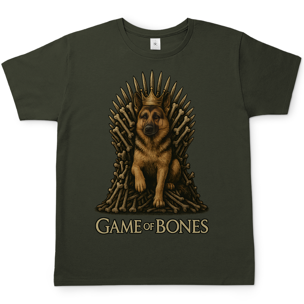 Game of Bones Schäferhund Hunde - Herren T-Shirt Urban Khaki