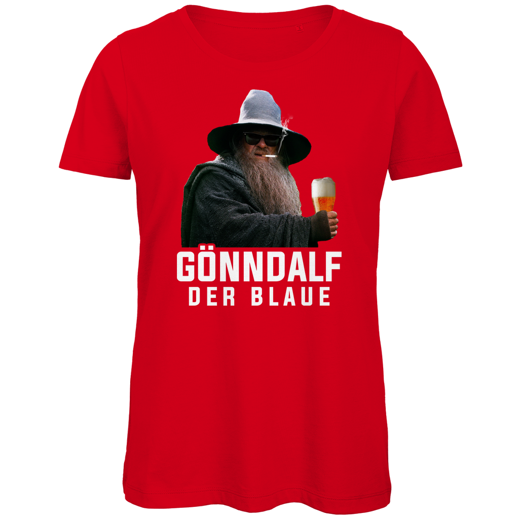 Gönndalf der Blaue - Damen Premium Bio T-Shirt Red