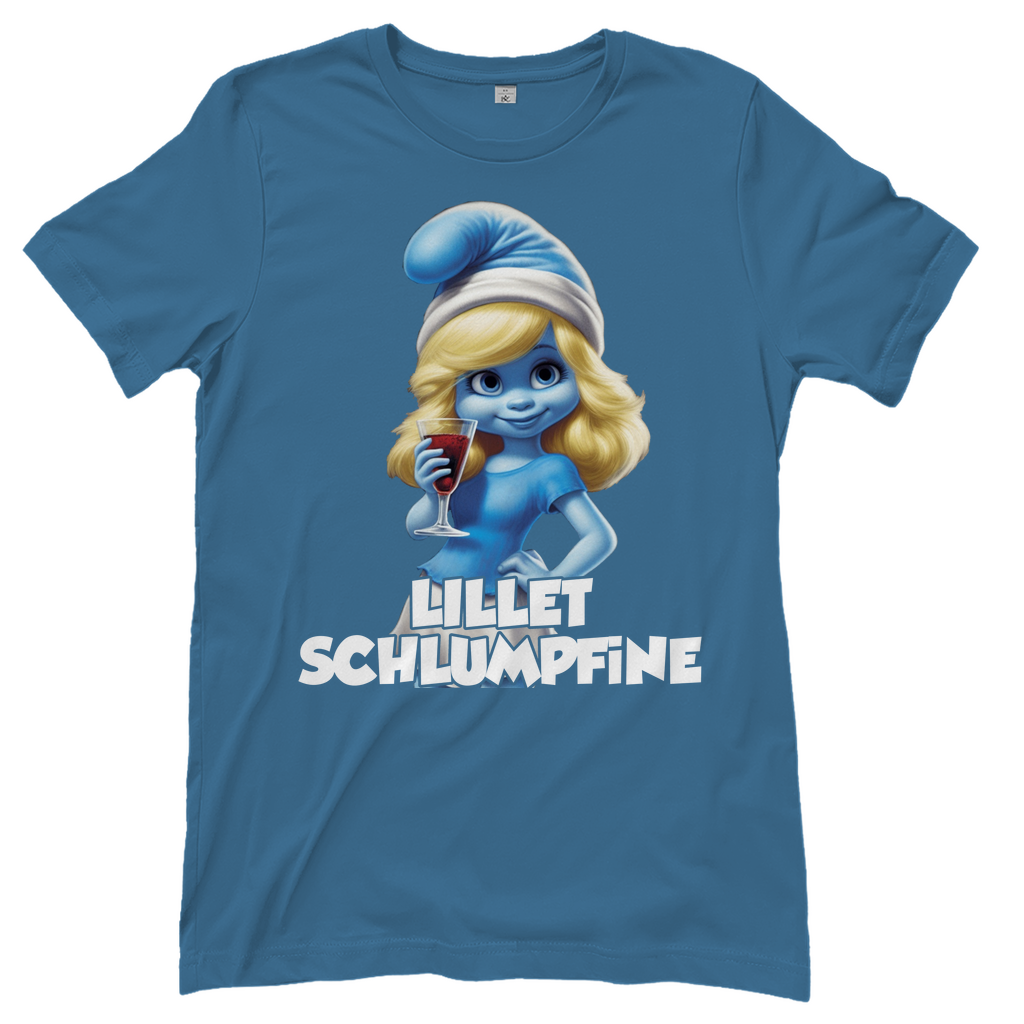 Lillet Schlumpfine Grafik - Damenshirt Stone Blue