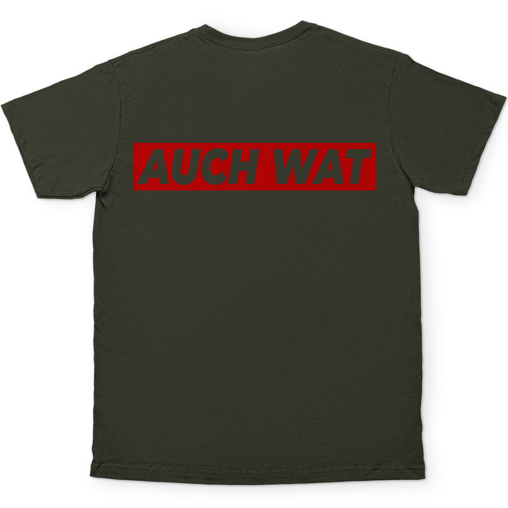 Hinten steht auch wat - Beidseitiger Druck - Herren Shirt