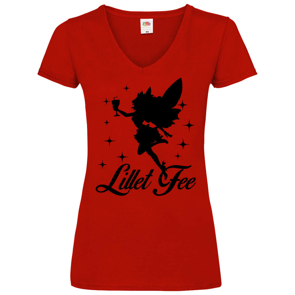 Lillet Fee - V-Neck Damenshirt Red