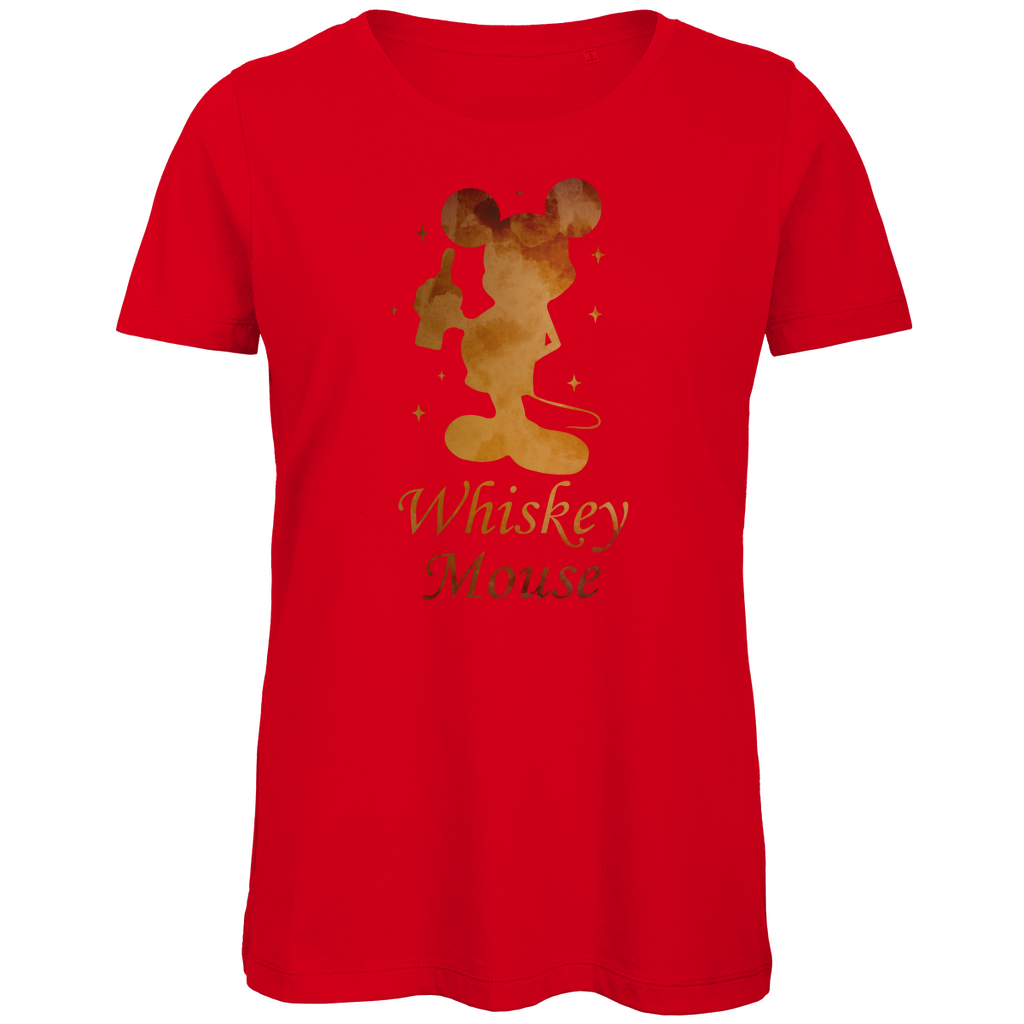 Mond Prinzessin - Whiskey Mouse - Damen Premium Bio T-Shirt Red