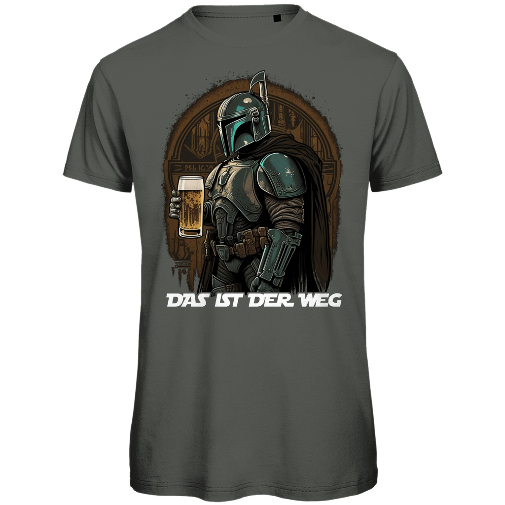 Das ist der Weg Bier Mandalorianer - Herren Premium Bio T-Shirt Millennial Khaki