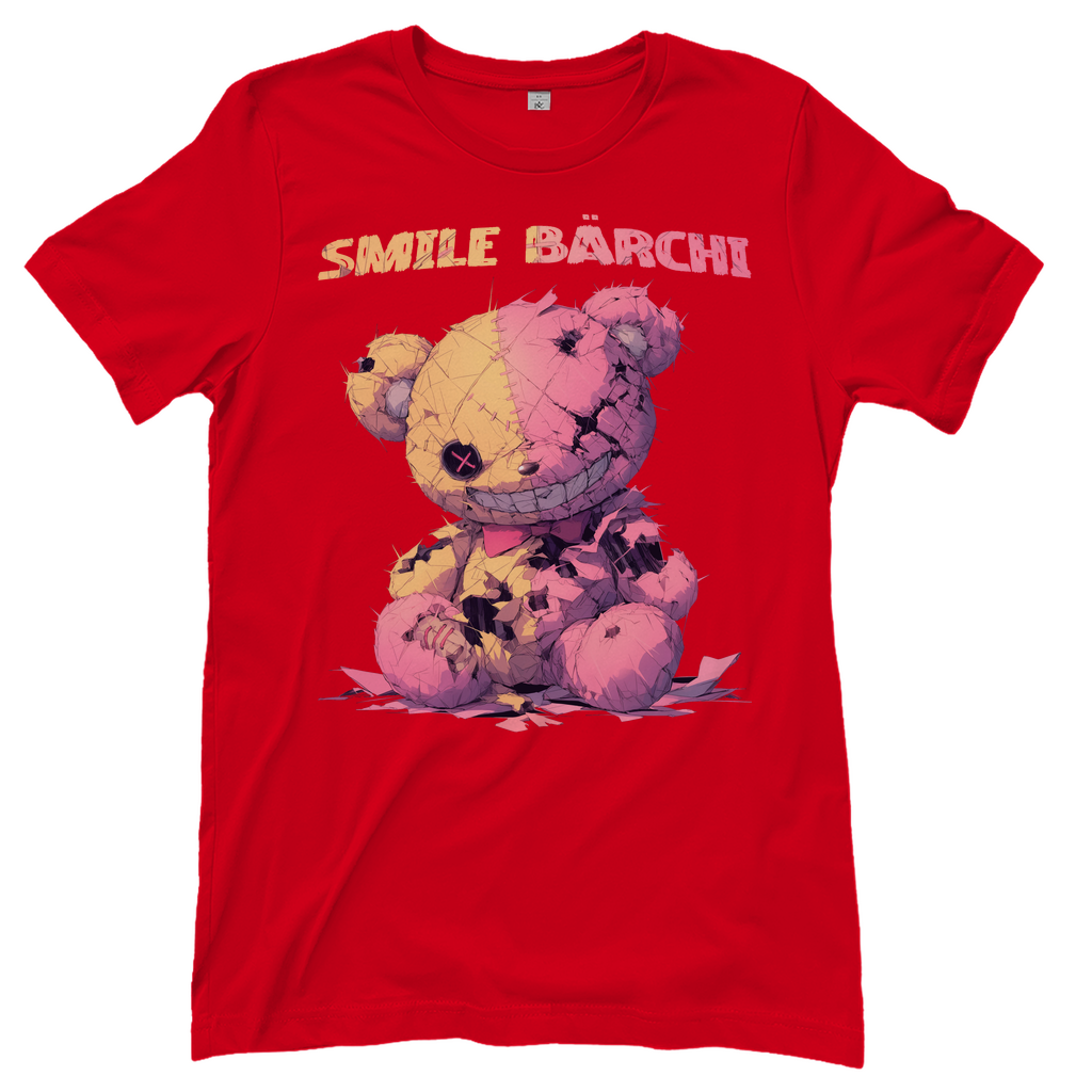 Smile Bärchi - Damenshirt Red