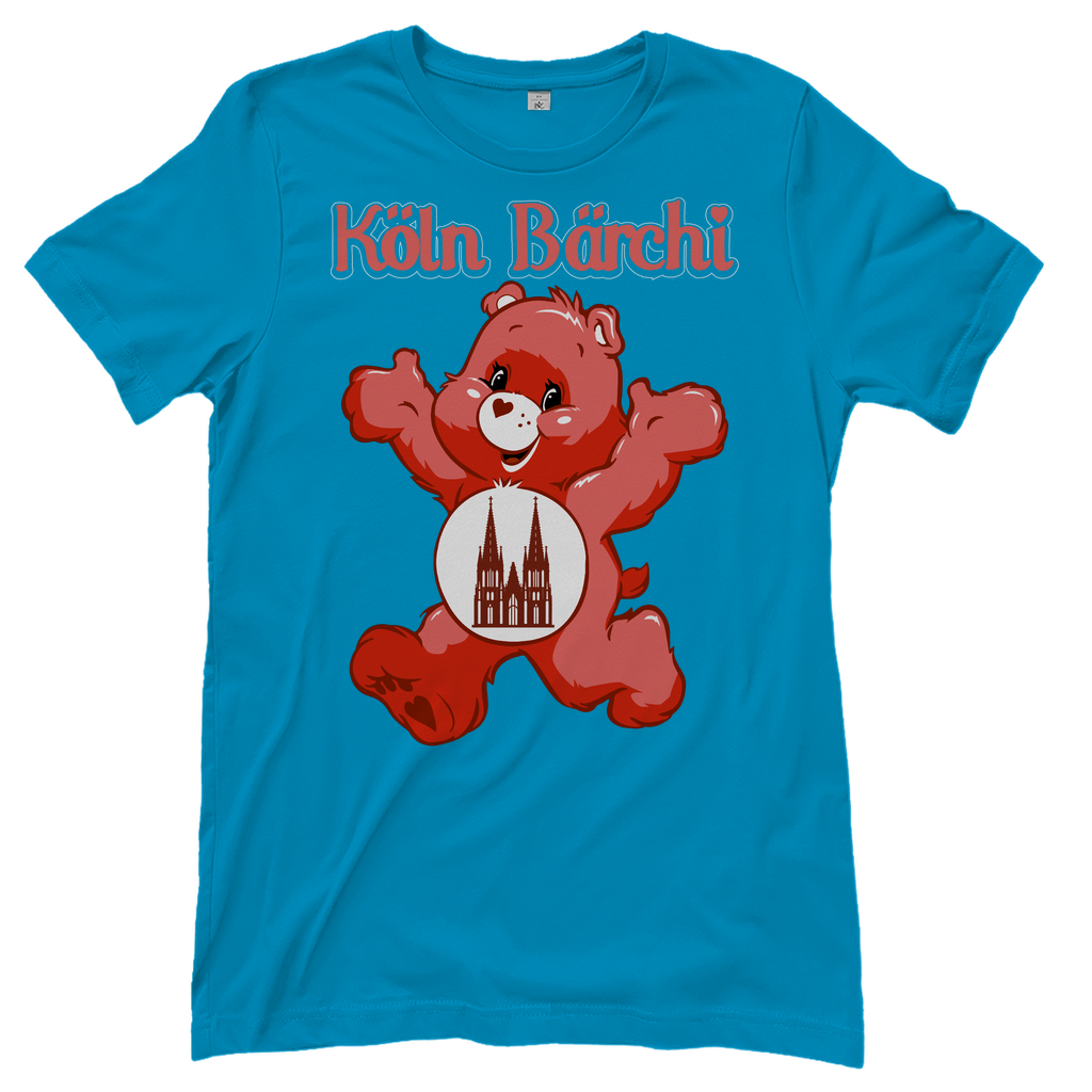 Köln Bärchi Rot - Glücksbärchi - Damenshirt Atoll