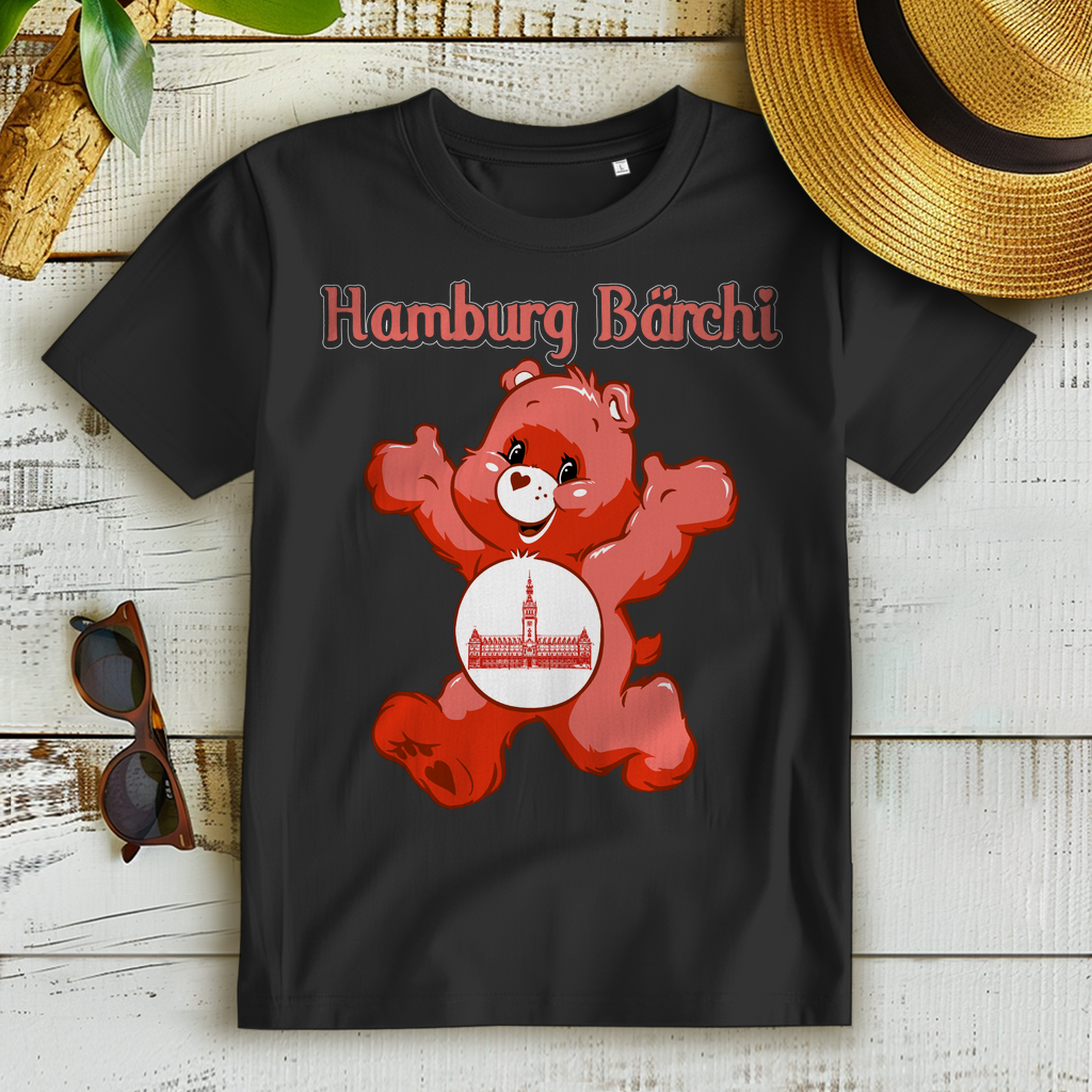 Hamburg Bärchi Glücksbärchi - Damen Premium Bio T-Shirt
