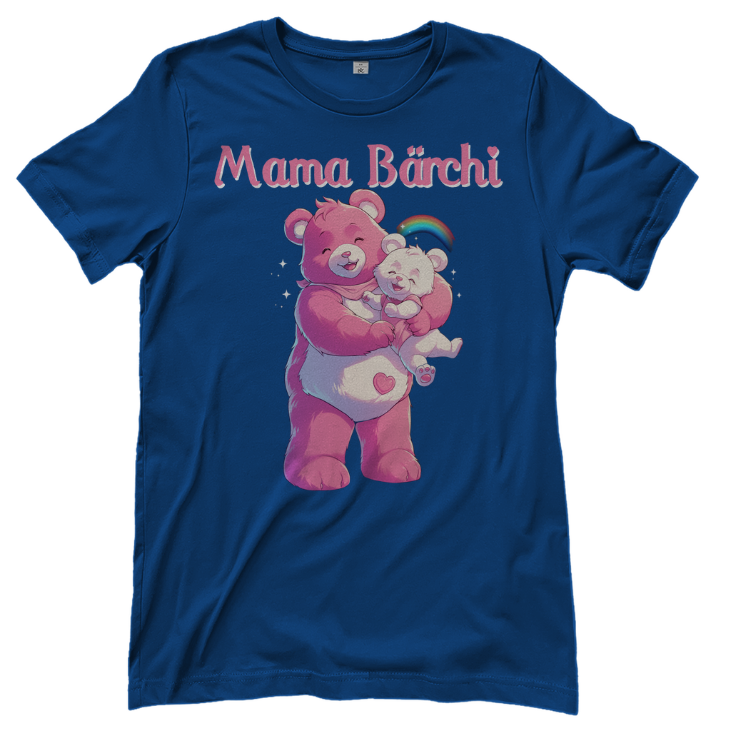 Mama Bärchi - Glücksbärchi - Damenshirt Royal Blue