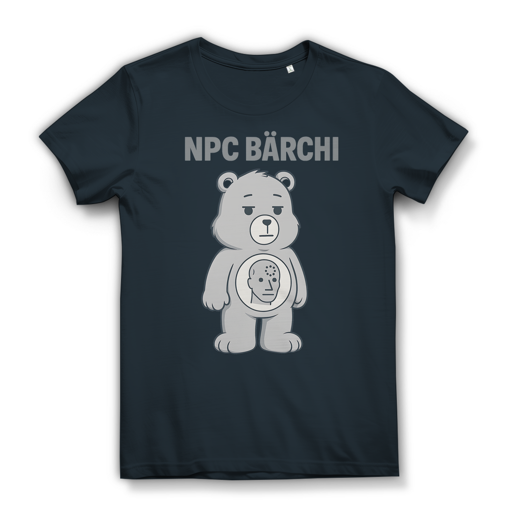 NPC Bärchi - Glücksbärchi - Damen Premium Bio T-Shirt Dark Grey