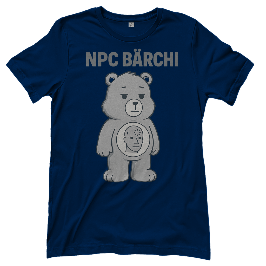 NPC Bärchi - Glücksbärchi - Damen T-Shirt Navy