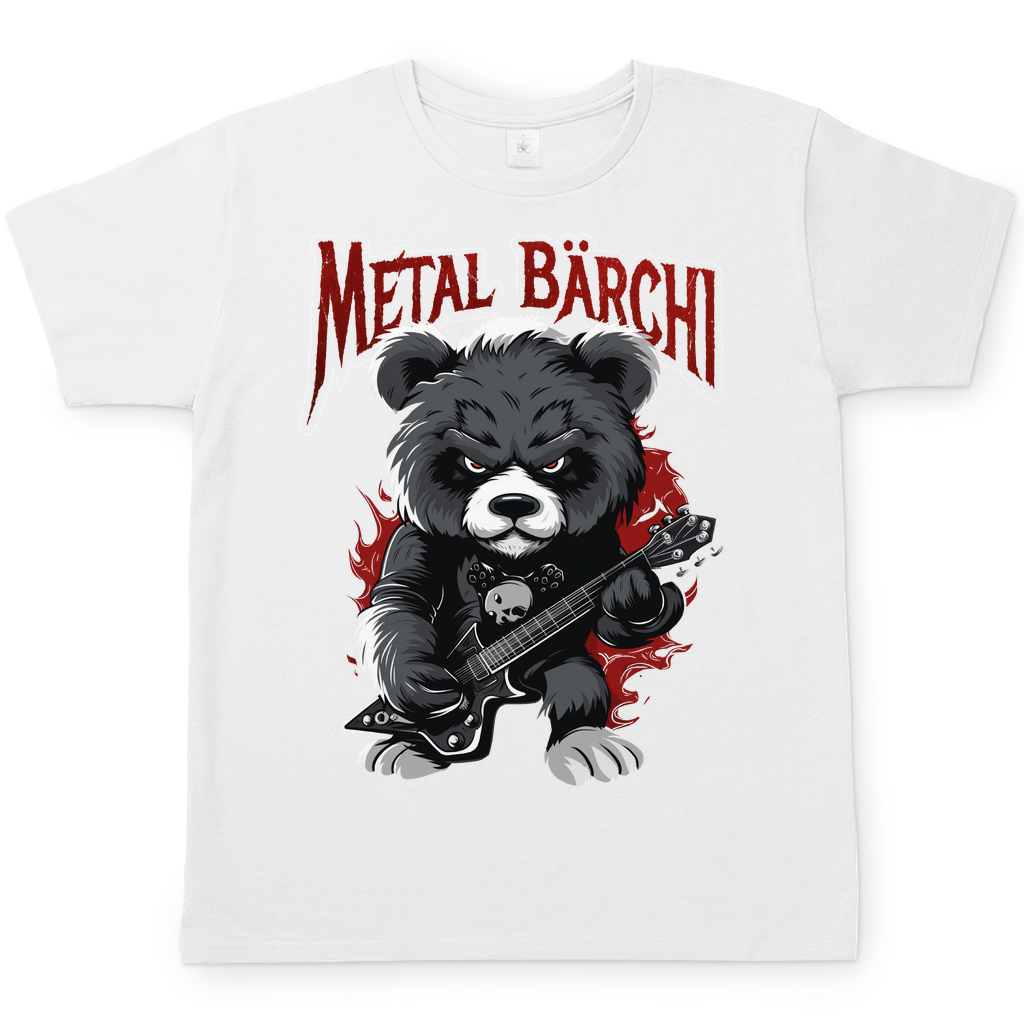 Metal Bärchi - Glücksbärchi - Herren Shirt White