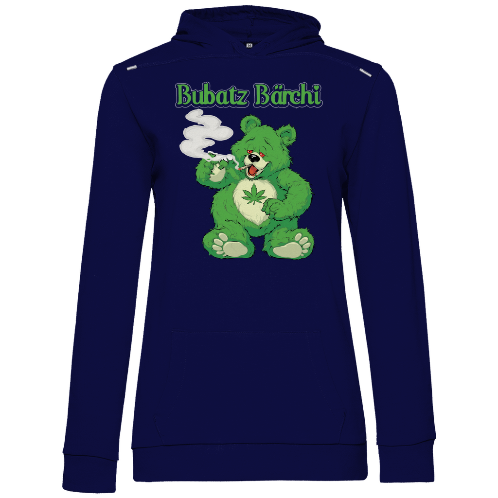 Bubatz Bärchi - Glücksbärchi - Damen Hoodie Navy Blue