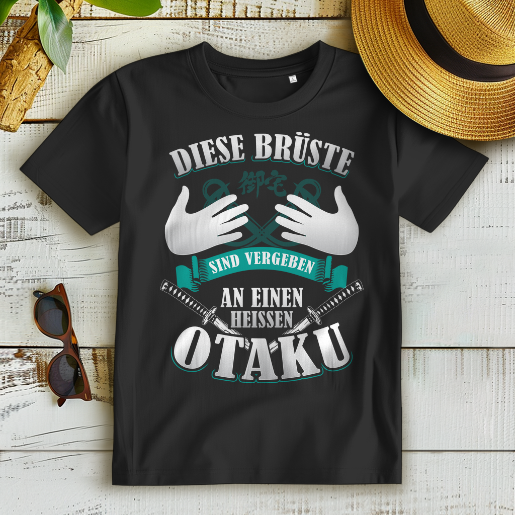 Manga Shirt Damen – Brüste gehören einem Otaku – Japan Humor für Anime Girls