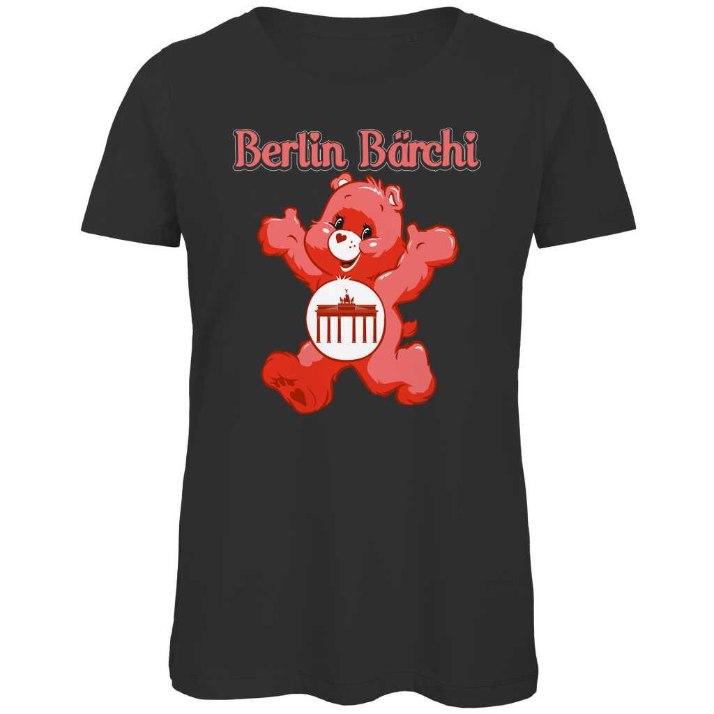 Berlin Bärchi - Glücksbärchi - Damen Premium Bio T-Shirt Black
