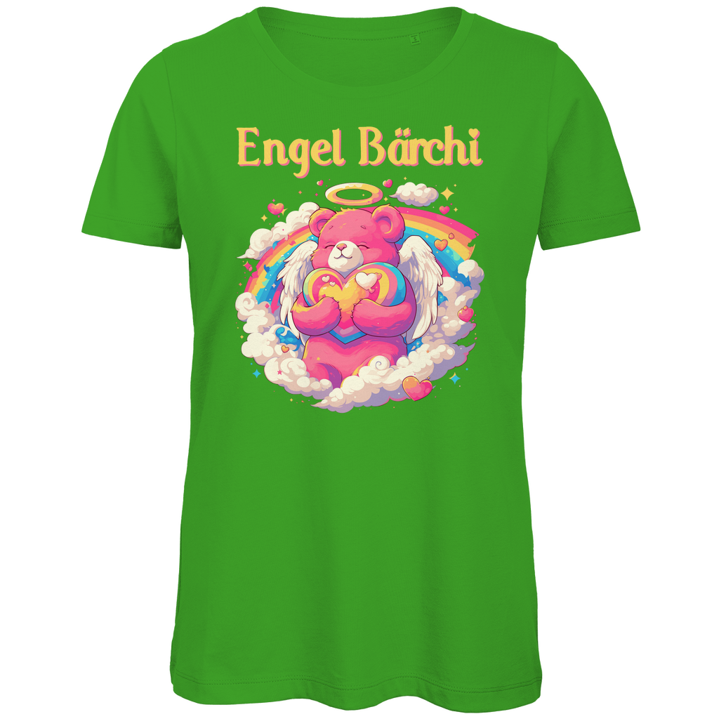 Engel Bärchi - Glücksbärchi - Damen Premium Bio T-Shirt Real Green