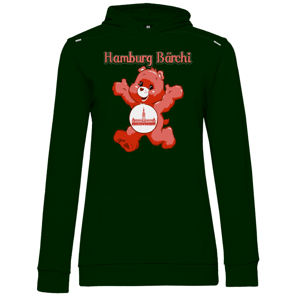 Hamburg Bärchi - Glücksbärchi - Damen Hoodie Forest Green