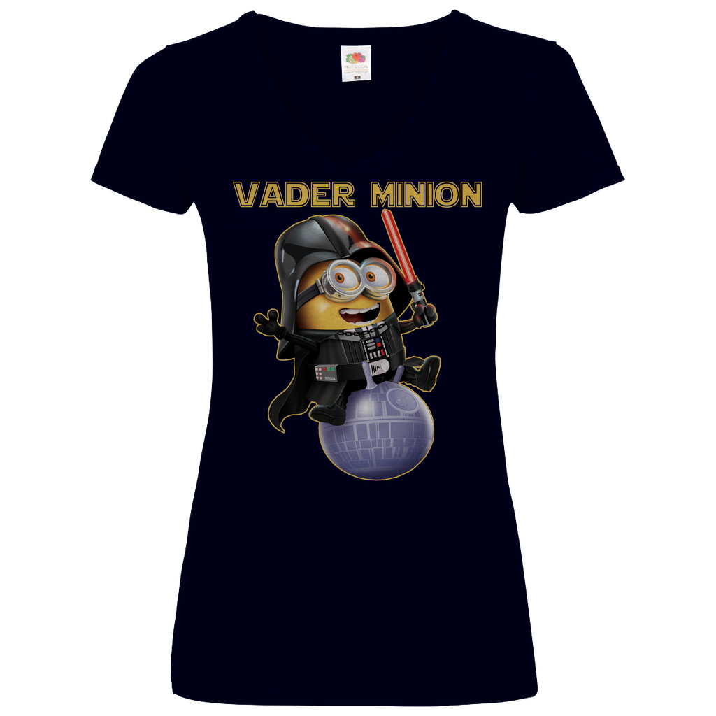 Vader Minion - V-Neck Damenshirt