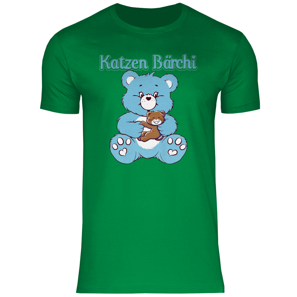 Katzen Bärchi - Glücksbärchi - Herren Shirt Kelly Green