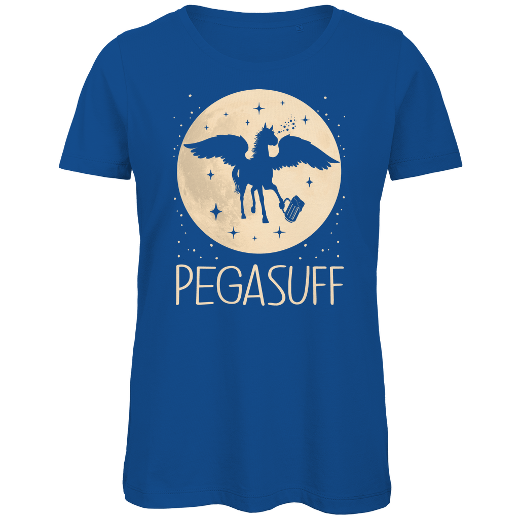Mond Prinzessin - Pegasuff - Damen Premium Bio T-Shirt Royal Blue