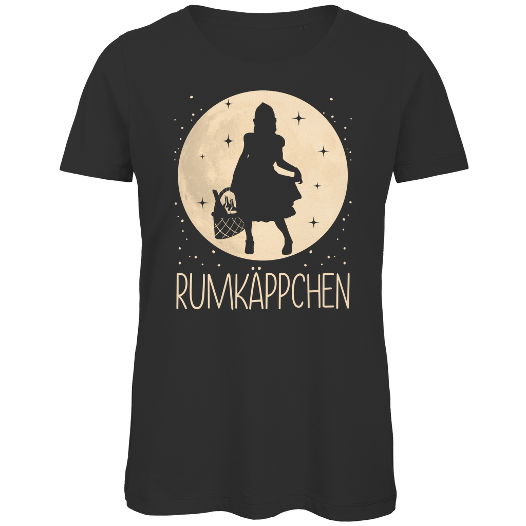 Mond Prinzessin - Rumkäppchen - Damen Premium Bio T-Shirt Black