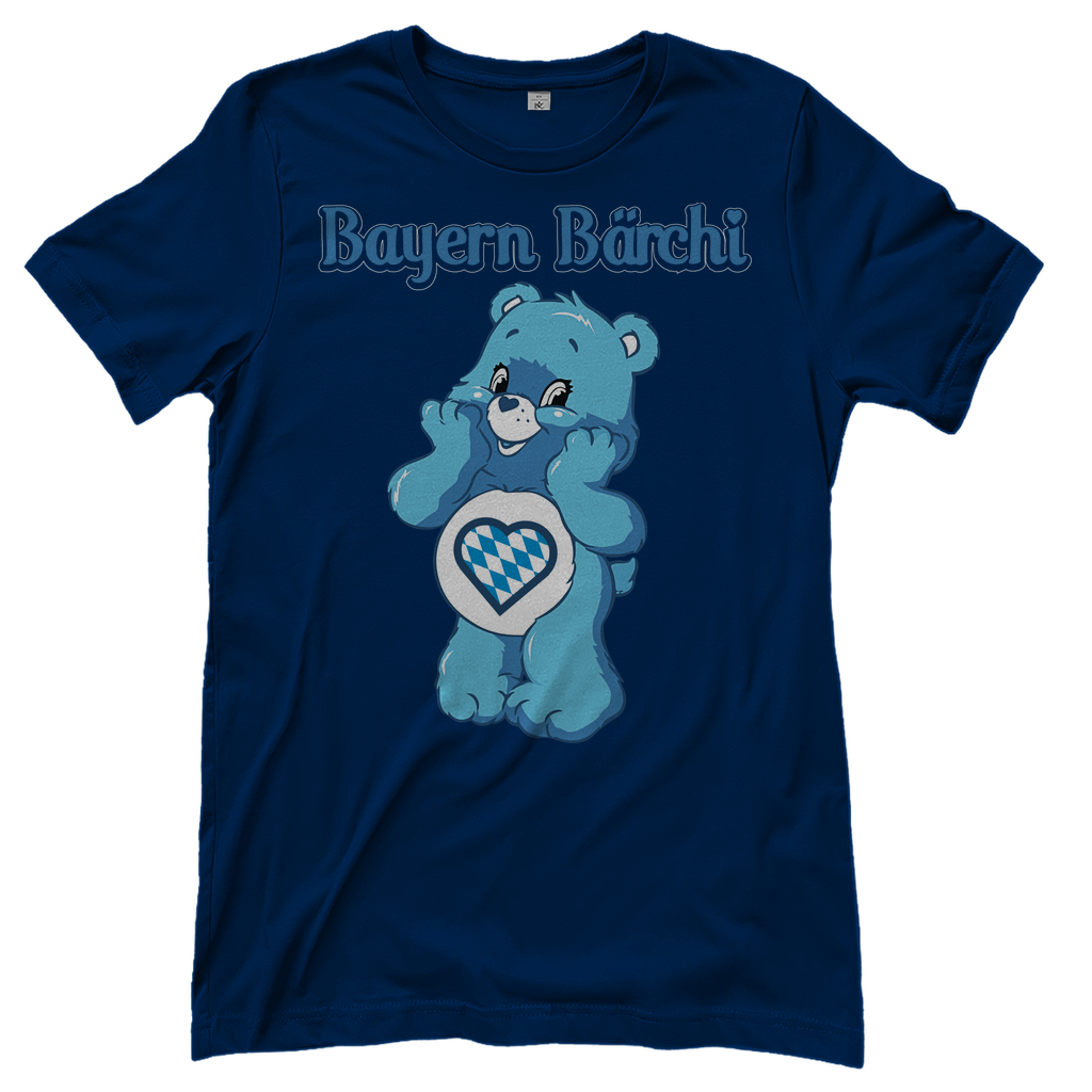 Bayern Bärchi - Glücksbärchi - Damenshirt Navy