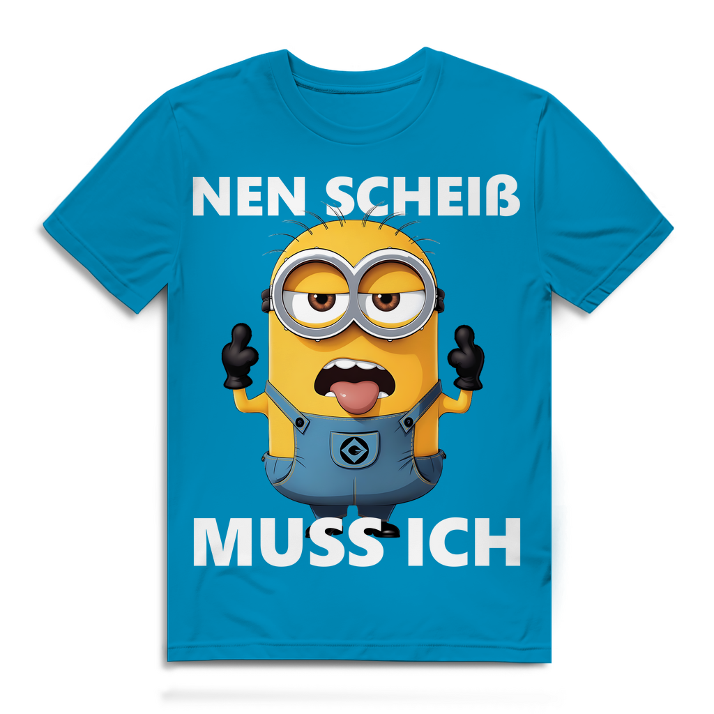 Herren Premium Bio T-Shirt Nen Scheiß Muss Ich Minion