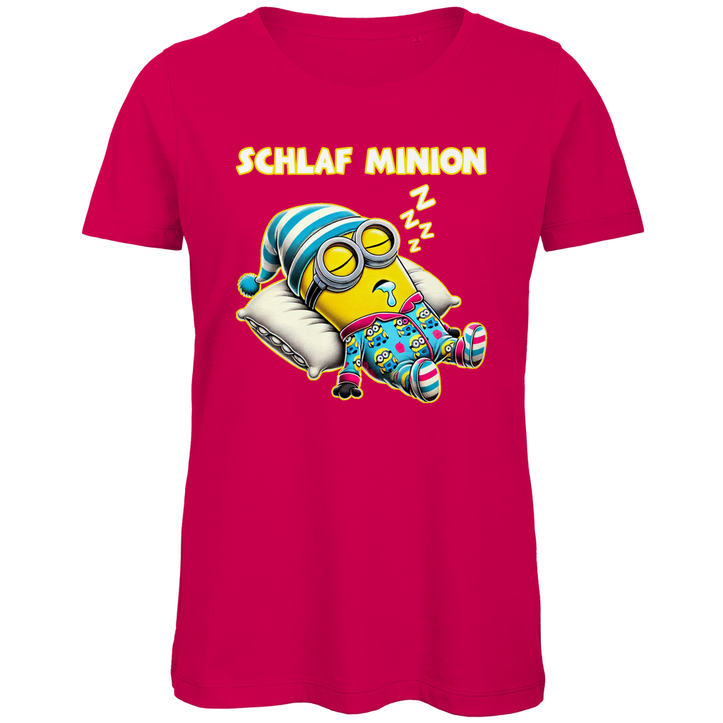 Schlaf Minion - Damen Premium Bio T-Shirt