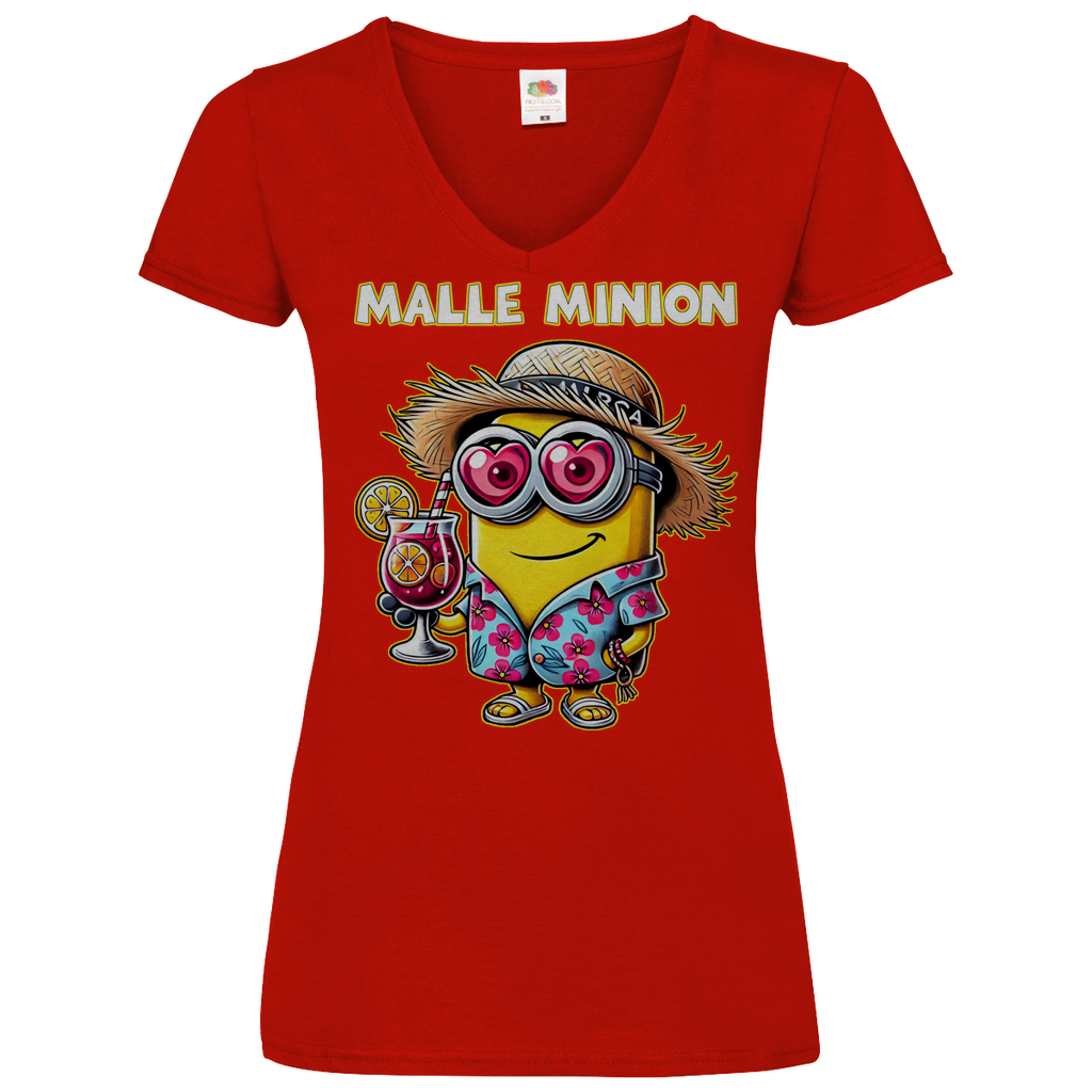 Malle Minion - V-Neck Damenshirt