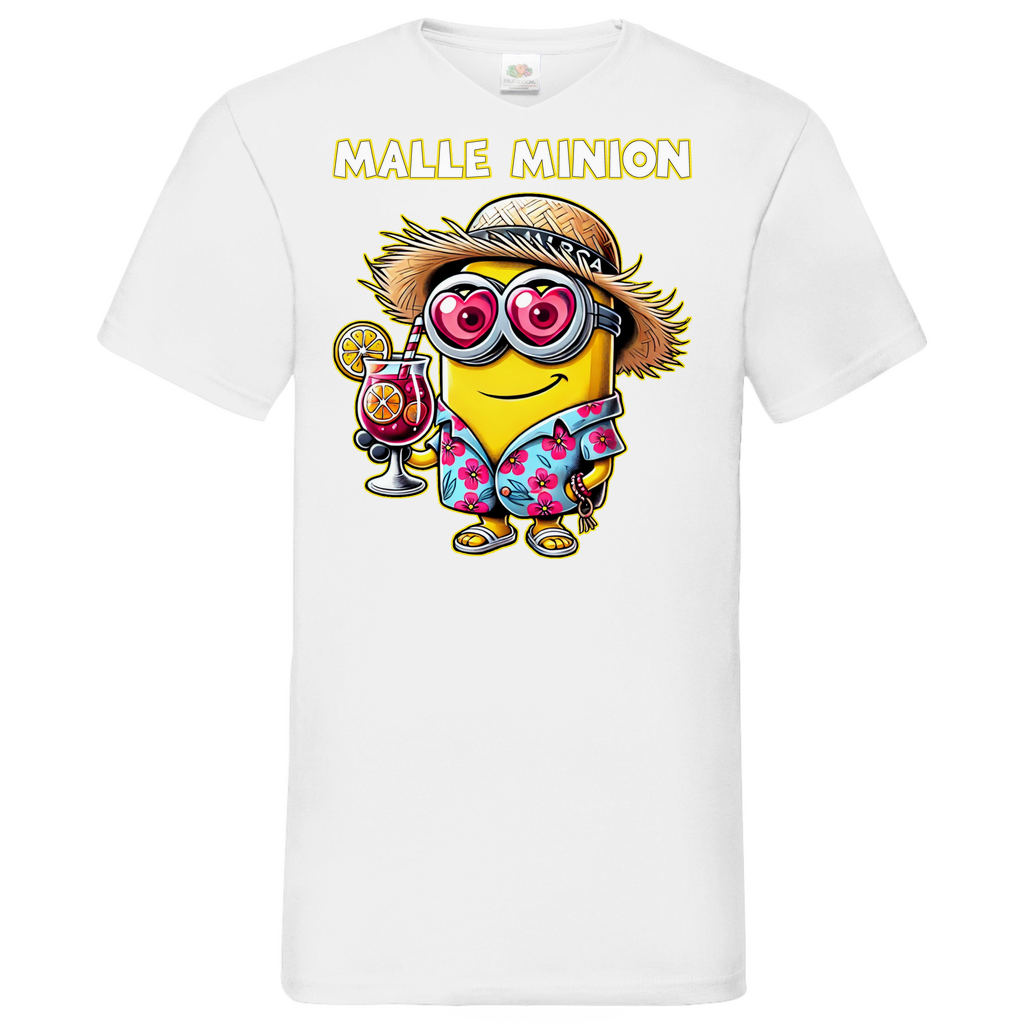Malle Minion - Herren V-Neck Shirt