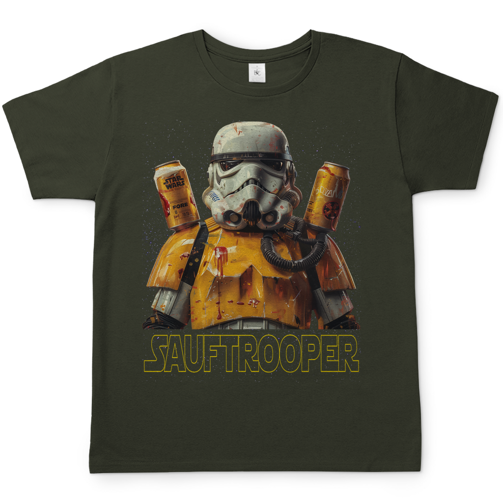 Sauftrooper - Stormtrooper Star Wars - Herren Shirt Urban Khaki