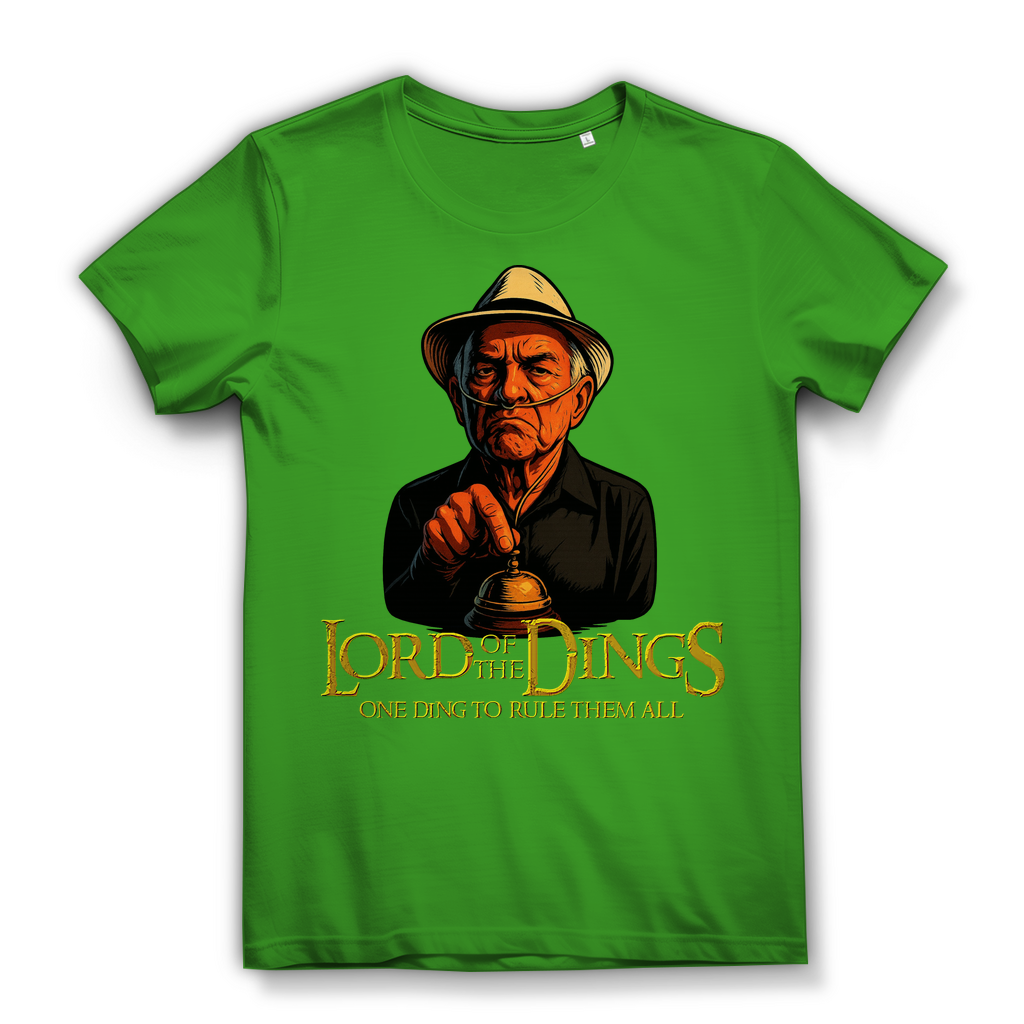 Lord of the Dings - Damen Premium Bio T-Shirt Real Green