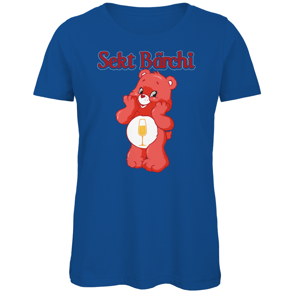 Sekt Bärchi - Glücksbärchi - Damen Premium Bio T-Shirt Royal Blue