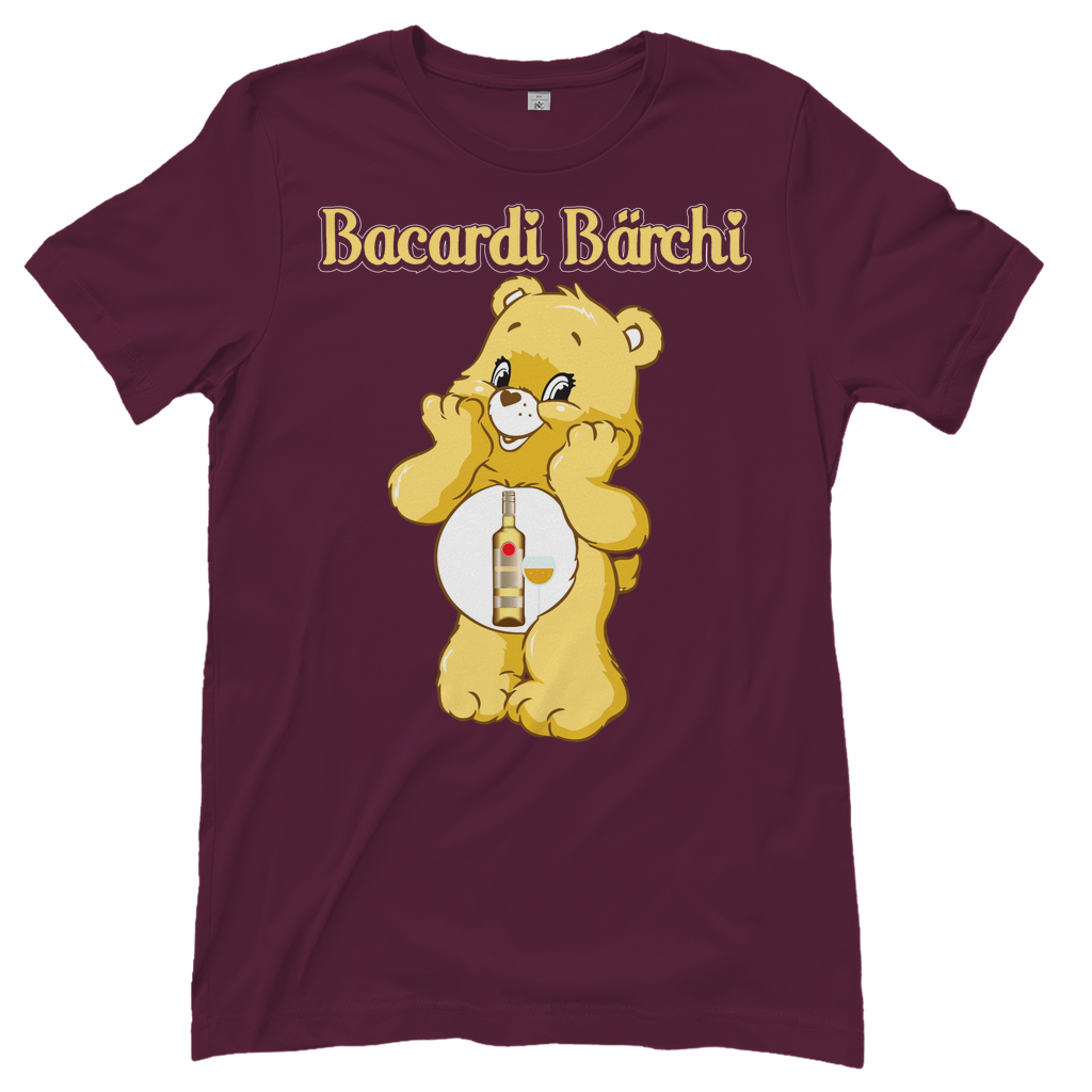 Bacardi Bärchi - Glücksbärchi - Damenshirt Burgundy