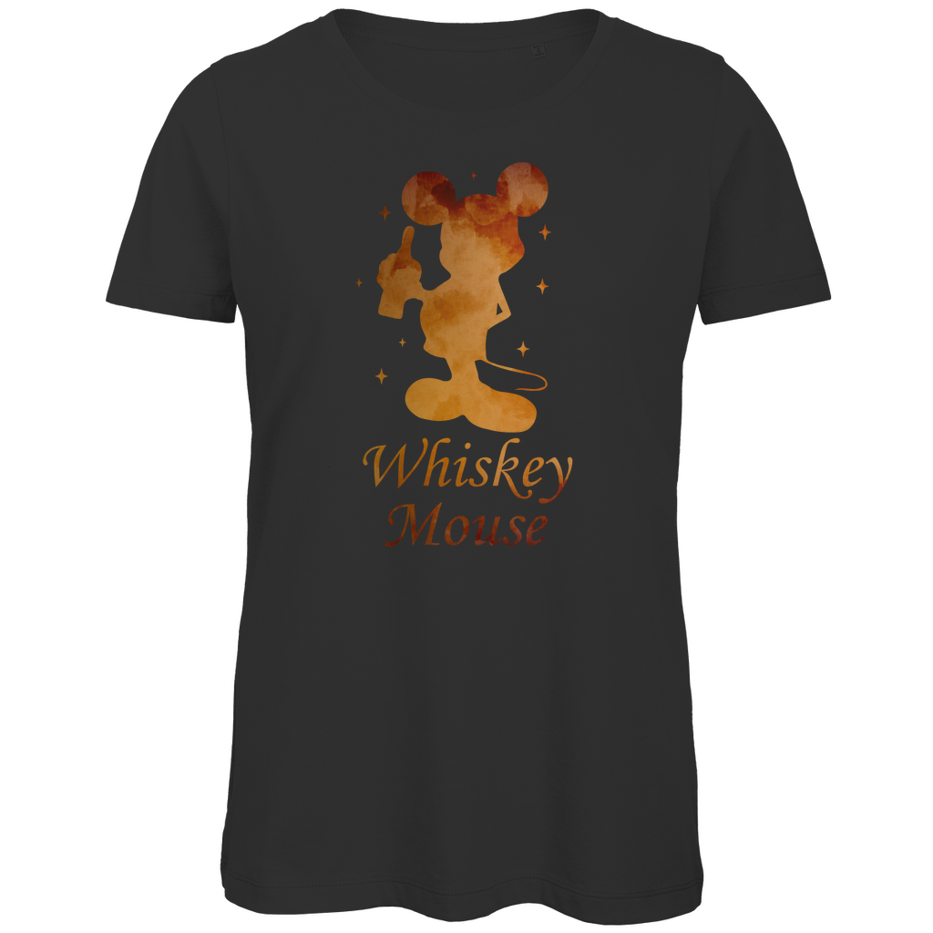 Mond Prinzessin - Whiskey Mouse - Damen Premium Bio T-Shirt Black