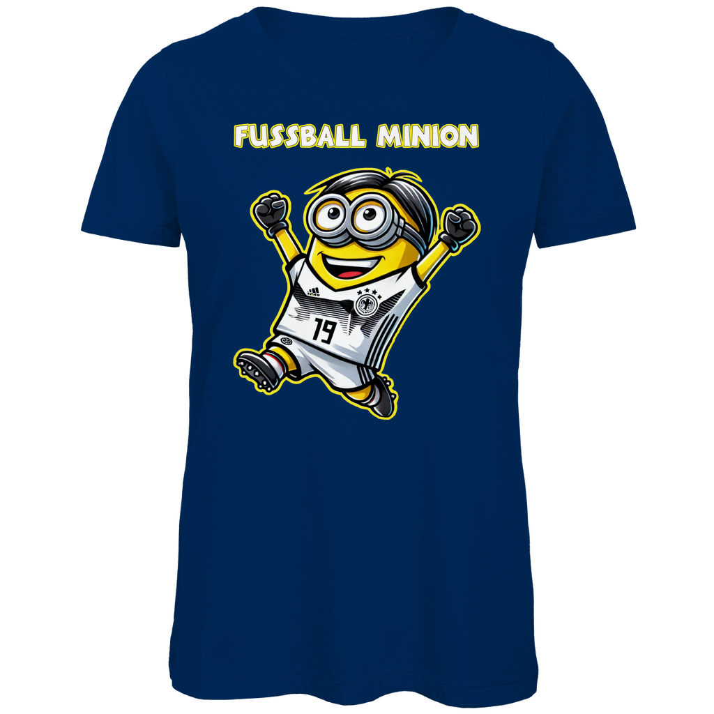 Fussball Minion - Damen Premium Bio T-Shirt