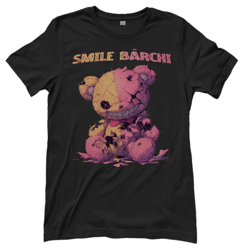Smile Bärchi - Damenshirt Black