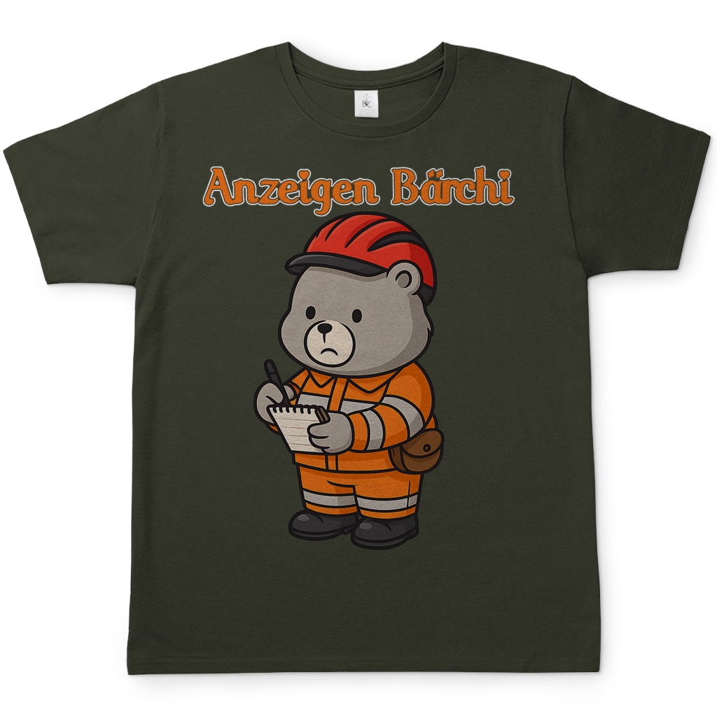 Anzeigen Bärchi - Glücksbärchi - Herren T-Shirt Urban Khaki