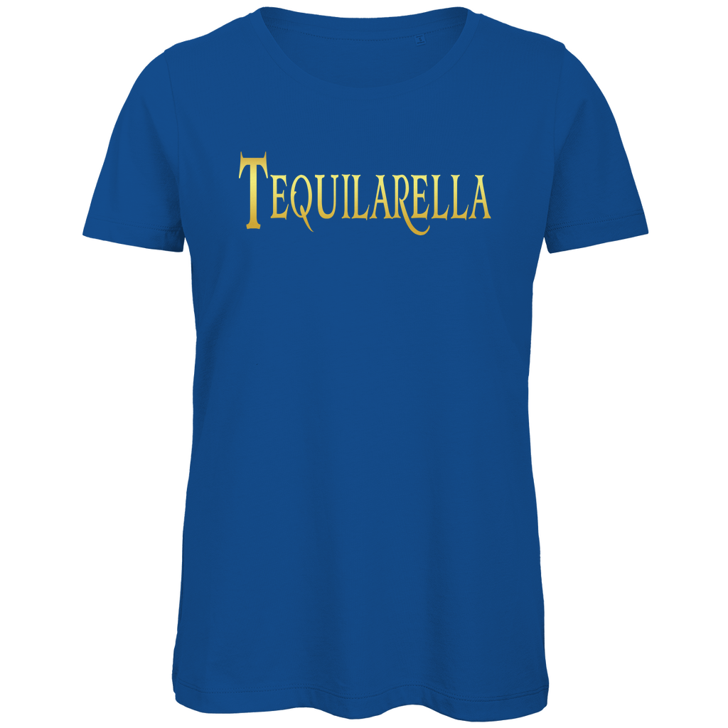 Tequilarella - Prinzessin Gold - Damen Premium Bio T-Shirt Royal Blue