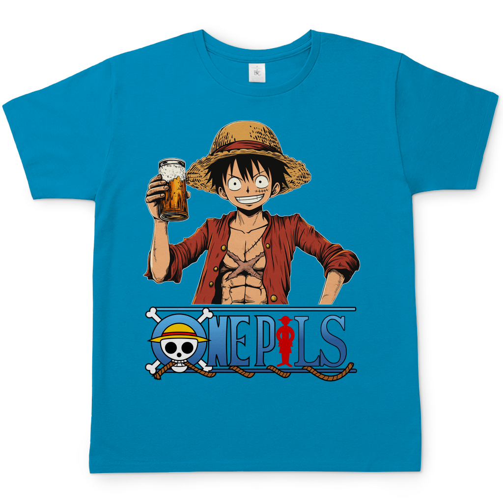 One Pils - One Piece Ruffy - Herren Shirt