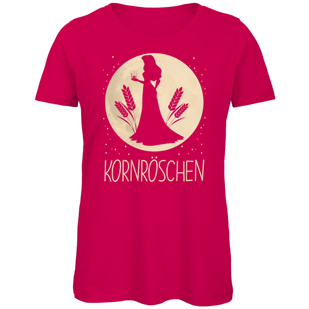 Mond Prinzessin - Kornröschen - Damen Premium Bio T-Shirt Fuchsia