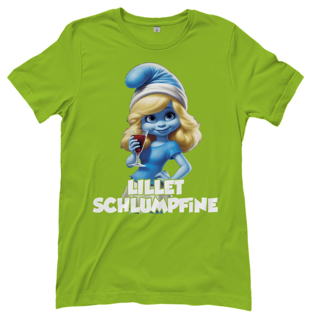 Lillet Schlumpfine Grafik - Damenshirt Orchid Green