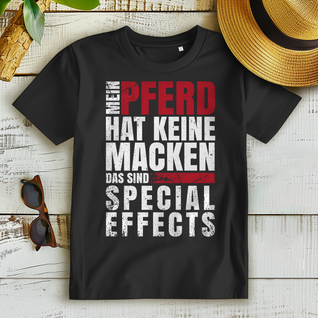 Pferde Shirt Frauen – Das sind Special Effects – Funshirt Reiterin