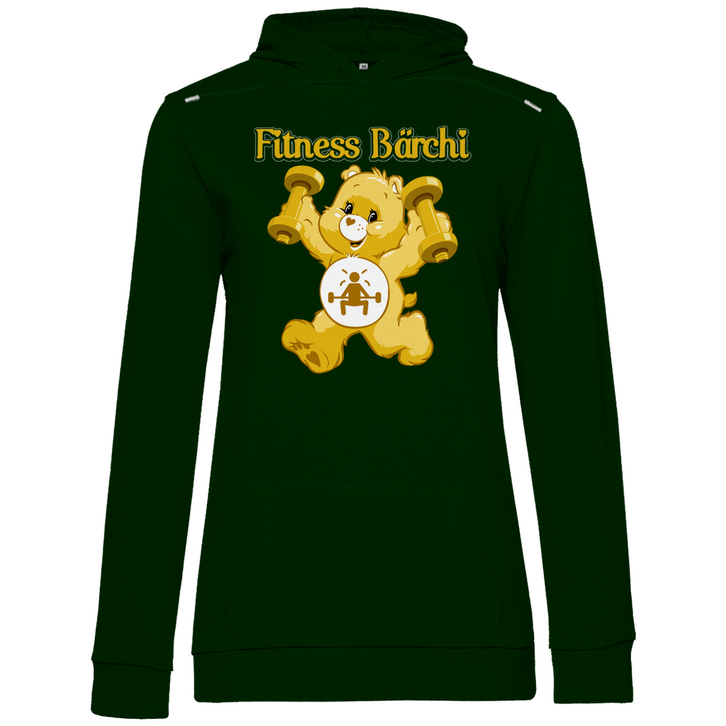 Fitness Bärchi - Glücksbärchi - Damen Hoodie Forest Green
