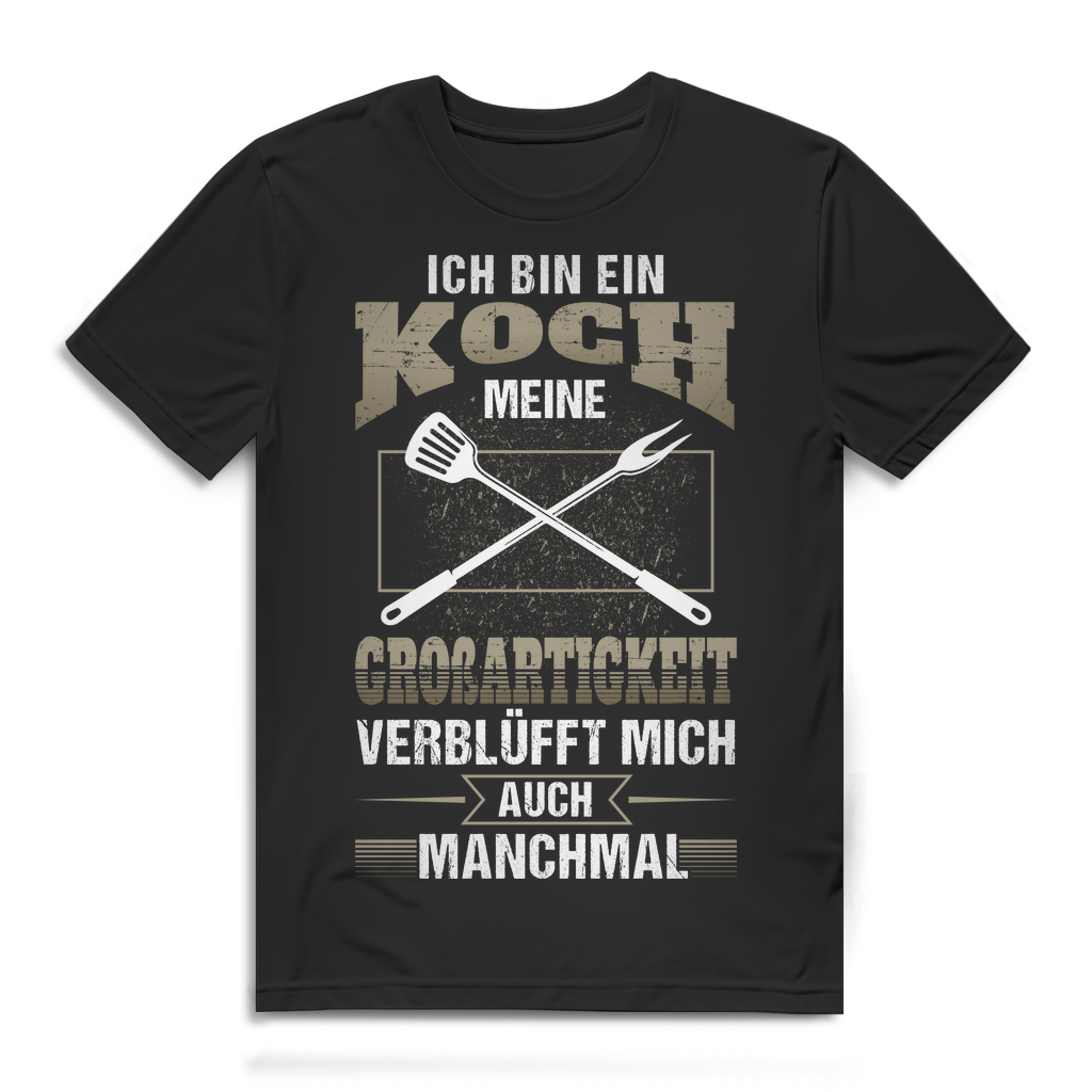 Männer T-Shirt Kochen – Meine Kochkunst überrascht sogar mich selbst Black
