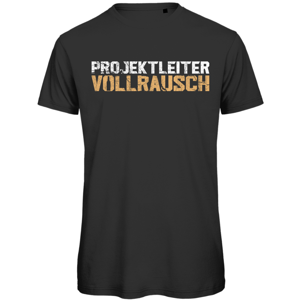 Projektleiter Vollrausch - Herren Premium Bio T-Shirt Black