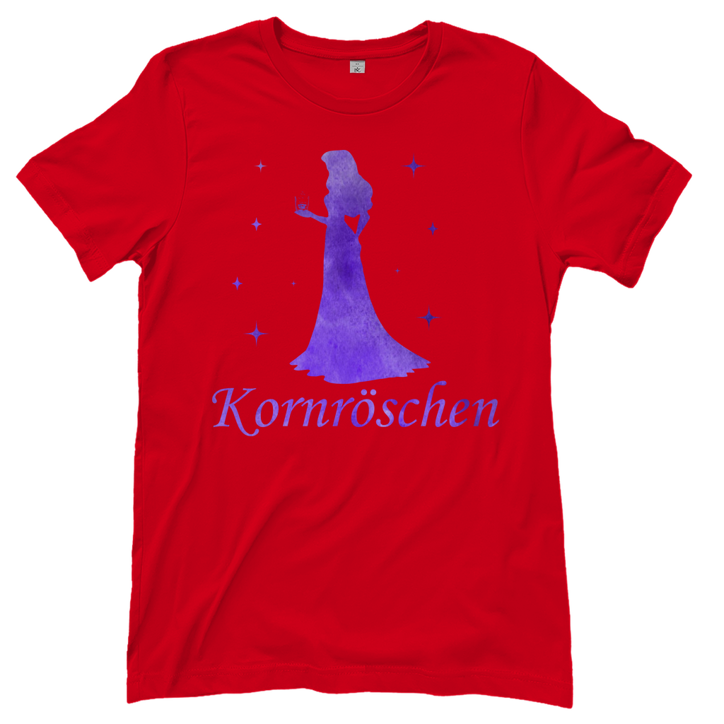 Kornröschen - Prinzessin Aquarell - Damenshirt Red