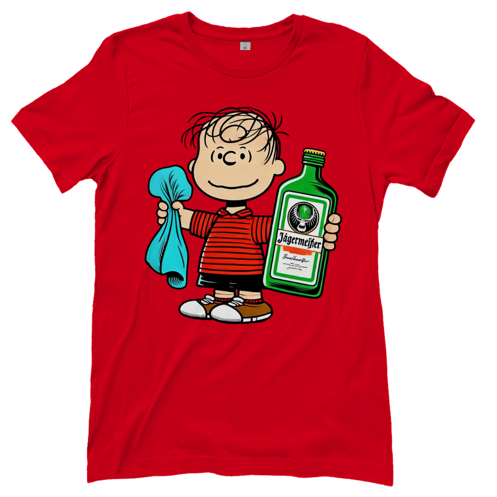 Linus van Pelt mit Jäger - Die Peanuts - Damenshirt