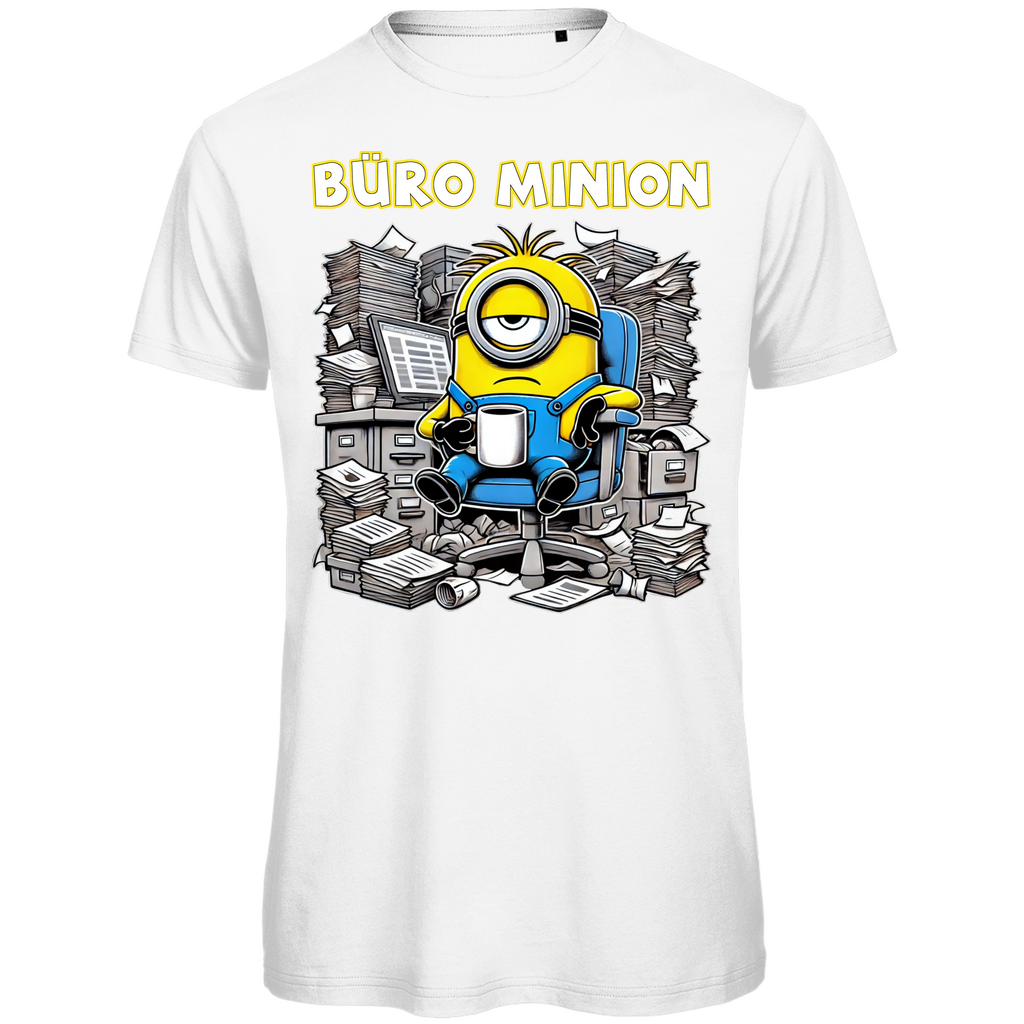 Büro Minion - Herren Premium Bio T-Shirt